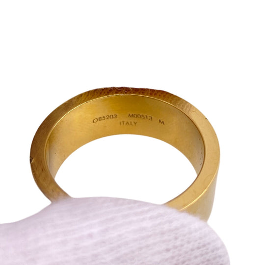 LOUIS VUITTON Ring M00513 Gold Plated Silver set Berg LV Instinct Women(Unisex) M Used Authentic