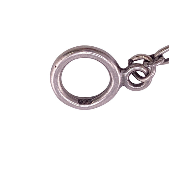 Georg Jensen Necklace Silver925 Red Pendant 2009 Stone Women Used Authentic