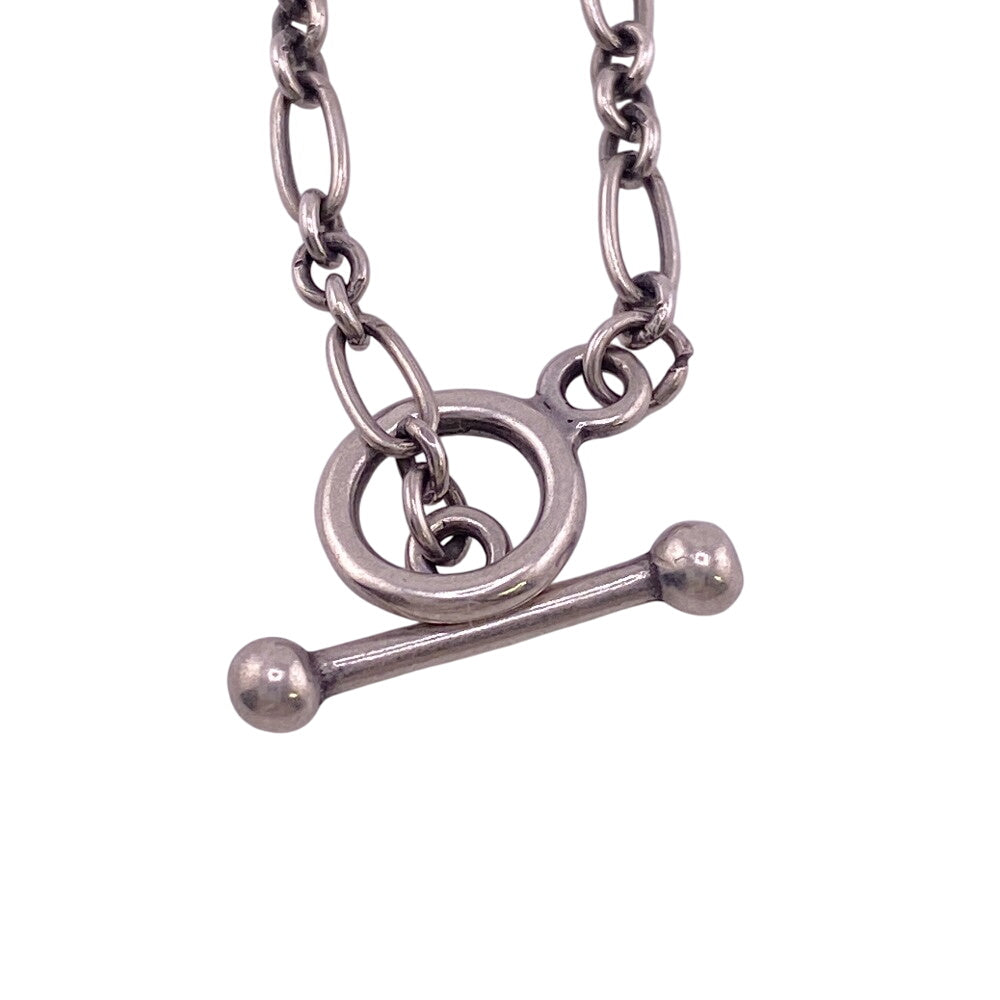 Georg Jensen Necklace Silver925 Red Pendant 2009 Stone Women Used Authentic