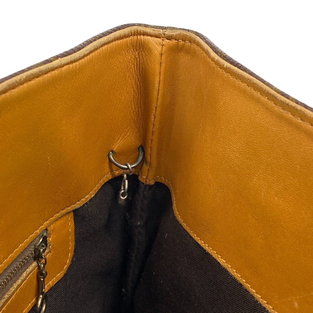 LOUIS VUITTON Tote Bag T42238 leather Brown Monogram Bucket USA Women Used Authentic