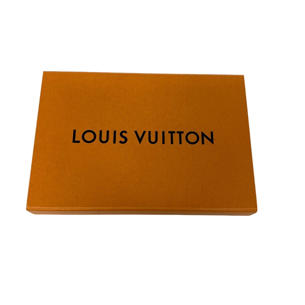 LOUIS VUITTON Scarf Cashmere, Wool beige Escalp Check with Louis mens(Unisex) Used Authentic