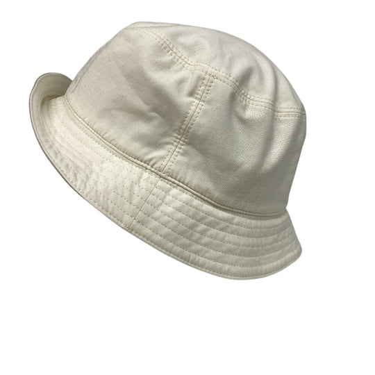 Christian Dior Other hats Cotton, Polyester white Bucket hat embroidery mens(Unisex) L Used Authentic
