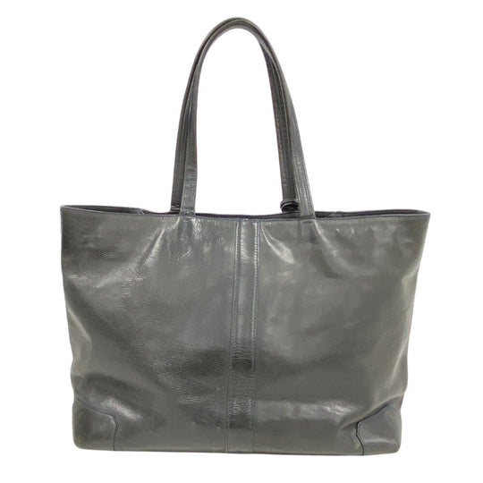 aniary Tote Bag leather gray mens Used Authentic