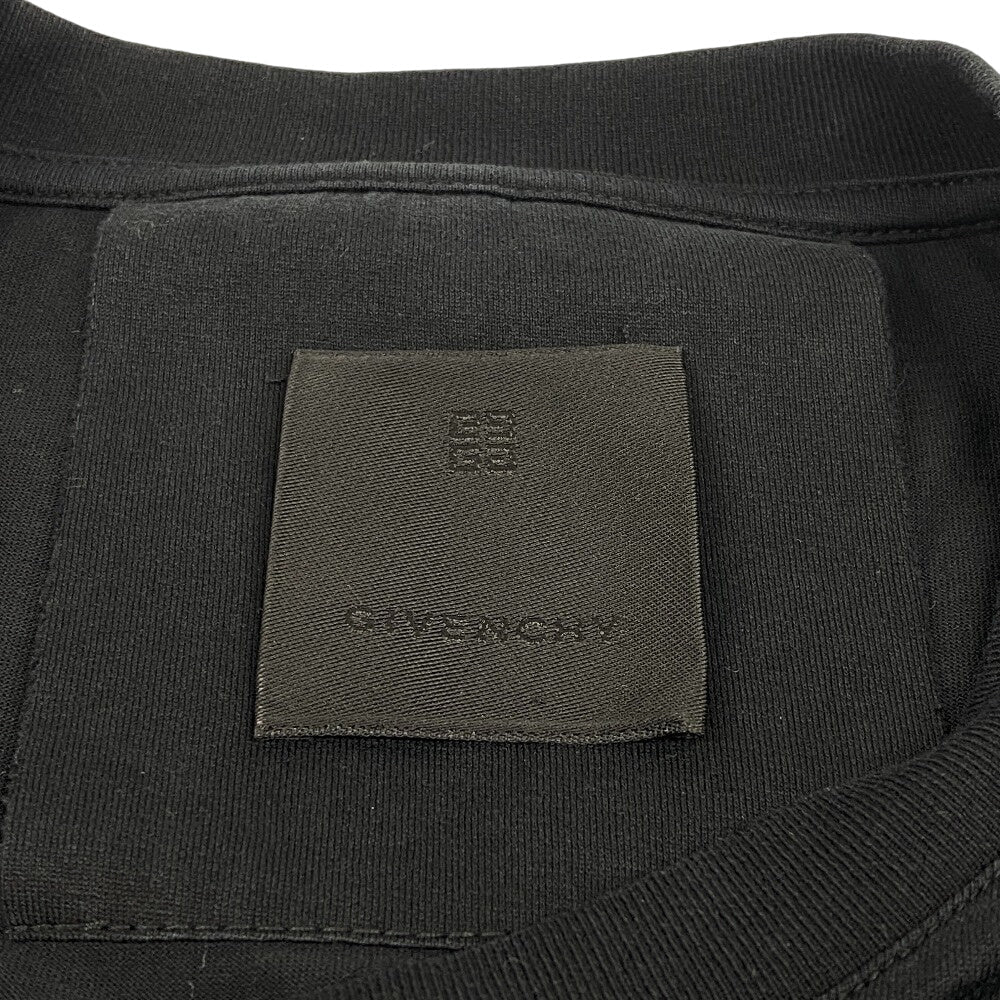 GIVENCHY Short sleeve T-shirt BM716G3YM8 cotton black Women XL Used Authentic