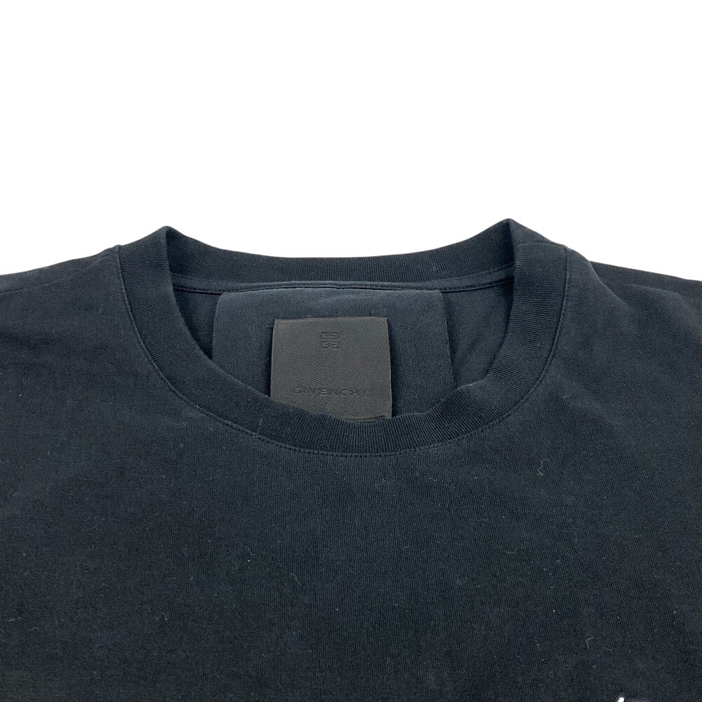 GIVENCHY Short sleeve T-shirt BM716G3YM8 cotton black Women XL Used Authentic