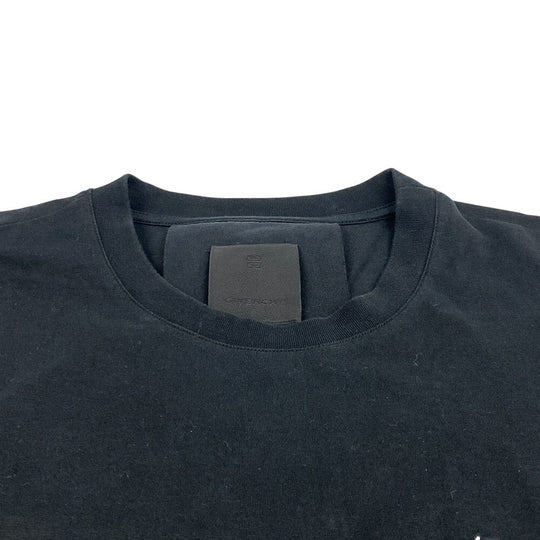 GIVENCHY Short sleeve T-shirt BM716G3YM8 cotton black Women XL Used Authentic
