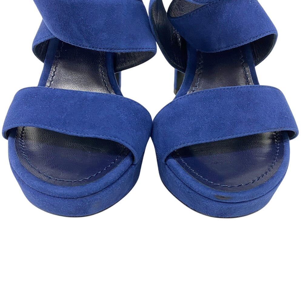 LOUIS VUITTON Sandals Suede, Leather blue 19 years Bijoux Women 36 1/2 Used Authentic