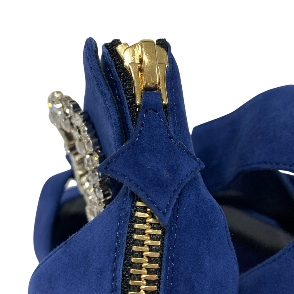 LOUIS VUITTON Sandals Suede, Leather blue 19 years Bijoux Women 36 1/2 Used Authentic