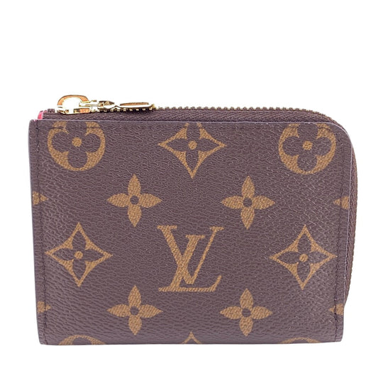 LOUIS VUITTON Card Case M83676 leather Brown Wallet L-shaped zipper Portefeuille Monogram Noah Compact Women(Unisex) Used Authentic