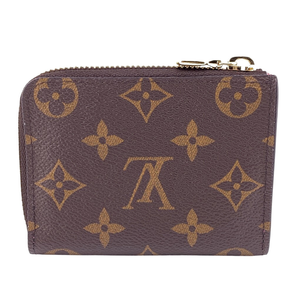 LOUIS VUITTON Card Case M83676 leather Brown Wallet L-shaped zipper Portefeuille Monogram Noah Compact Women(Unisex) Used Authentic