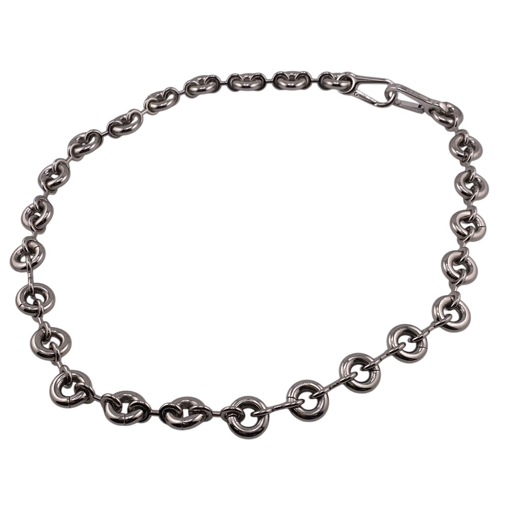 LOEWE strap Gold Plated Silver Chain strap donut Women Used Authentic