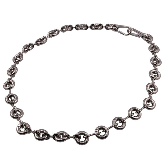 LOEWE strap Gold Plated Silver Chain strap donut Women Used Authentic