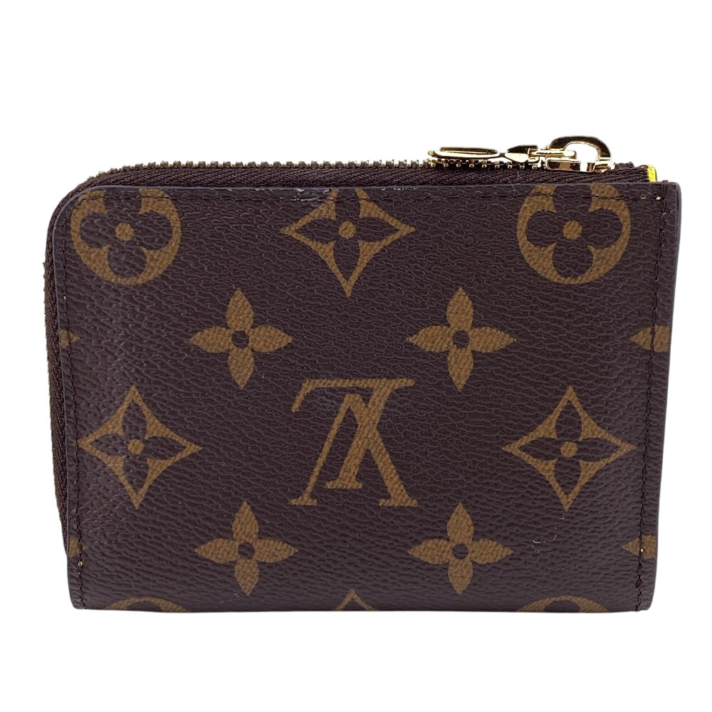 LOUIS VUITTON Card Case M83664 leather Brown Card Case Wallet Portefeuille Monogram Noah Compact Women(Unisex) Used Authentic