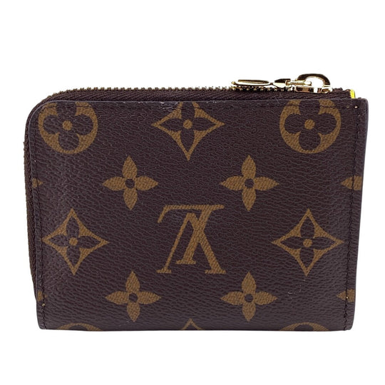 LOUIS VUITTON Card Case M83664 leather Brown Card Case Wallet Portefeuille Monogram Noah Compact Women(Unisex) Used Authentic