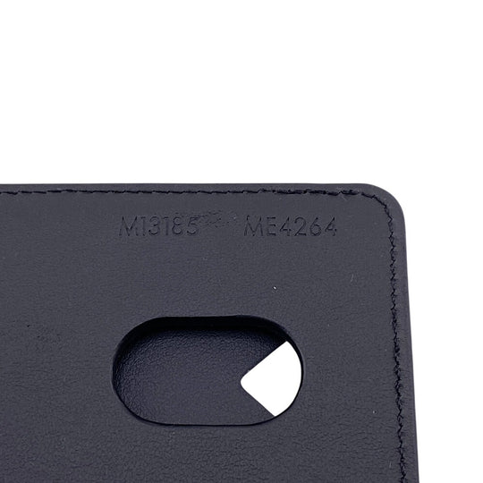 LOUIS VUITTON Card Case M13185 leather Brown Monogram macacer Porto Carte Magnet mens(Unisex) Used Authentic