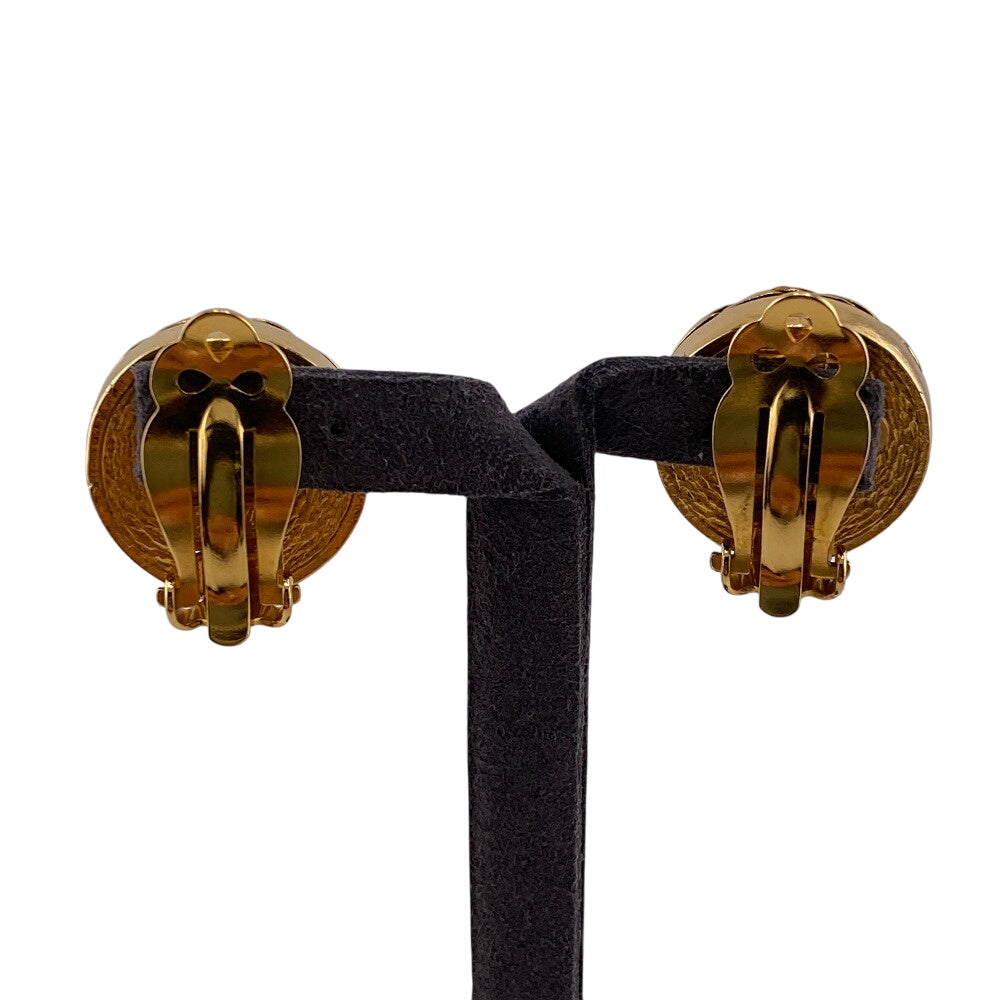 CHANEL Earring Gold Plated gold 1980 2070 Pearl Women Used Authentic