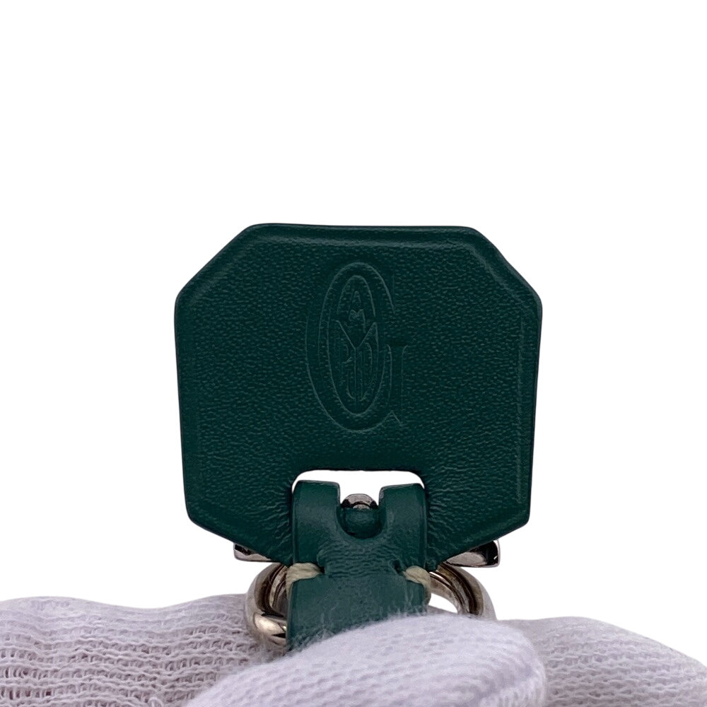 GOYARD bracelet Leather, PVC green Herringbone Edmond