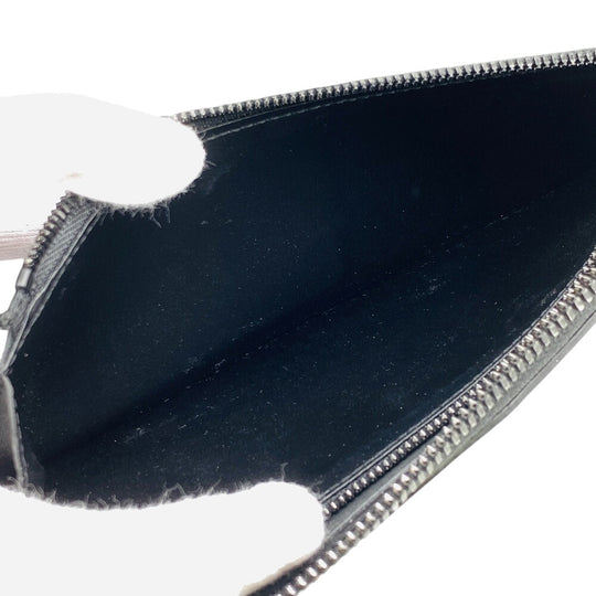 LOUIS VUITTON Long Wallet Purse M69047 leather black Zip Around Monogram Ann Platt Zippy Wallet Vertical mens Used Authentic