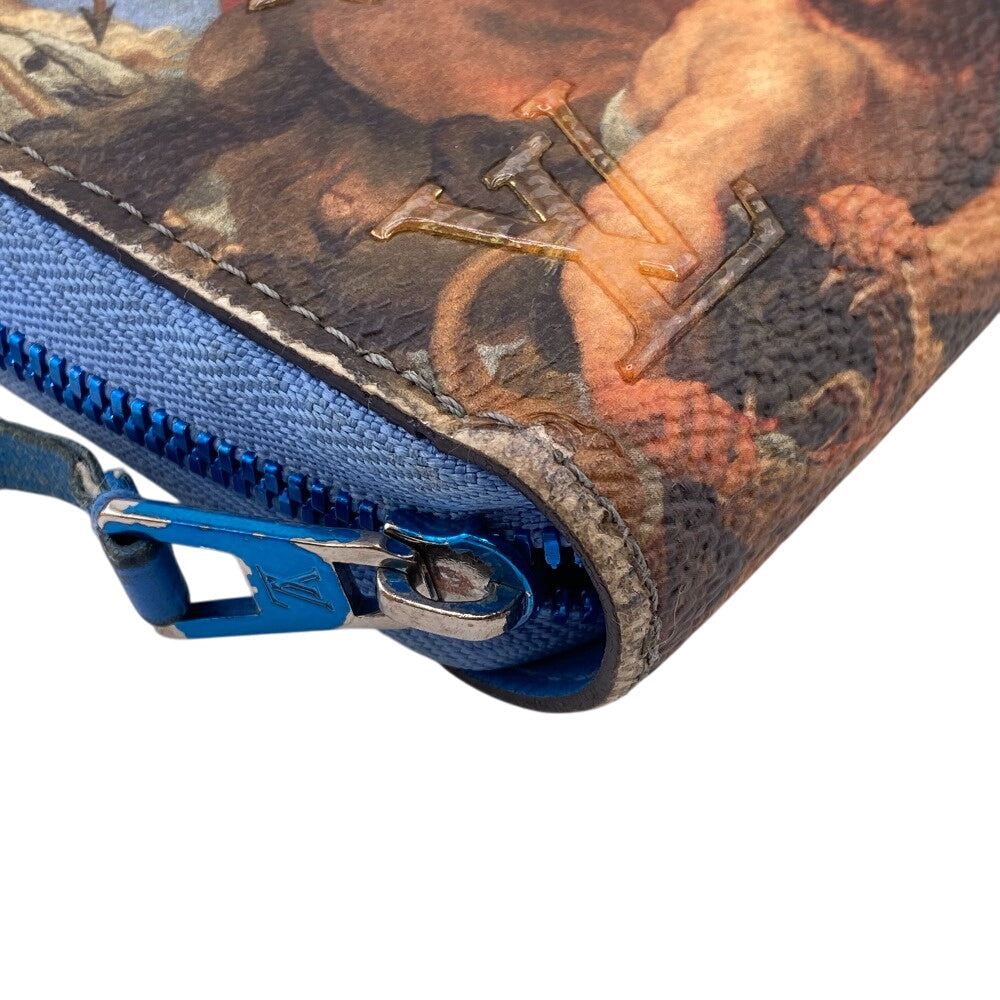 LOUIS VUITTON Long Wallet Purse M64603 leather multicolor Zip Around RUBENS Zippy Wallet Masters Collection mens(Unisex) Used Authentic