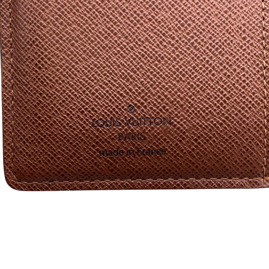 LOUIS VUITTON Bifold Wallet leather Brown Monogram Vienova