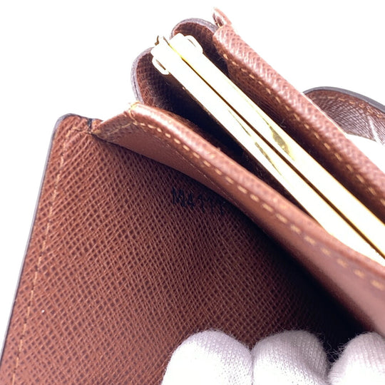 LOUIS VUITTON Bifold Wallet leather Brown Monogram Vienova