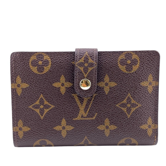 LOUIS VUITTON Bifold Wallet leather Brown Monogram Vienova