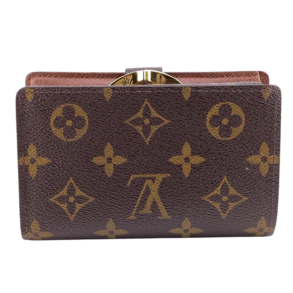 LOUIS VUITTON Bifold Wallet leather Brown Monogram Vienova