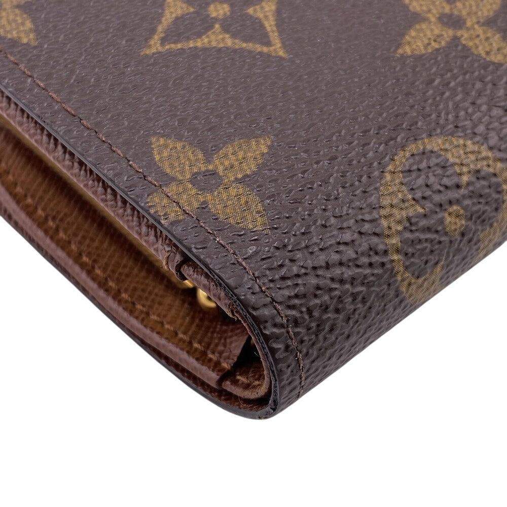 LOUIS VUITTON Bifold Wallet leather Brown Monogram Vienova