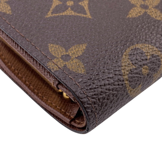 LOUIS VUITTON Bifold Wallet leather Brown Monogram Vienova