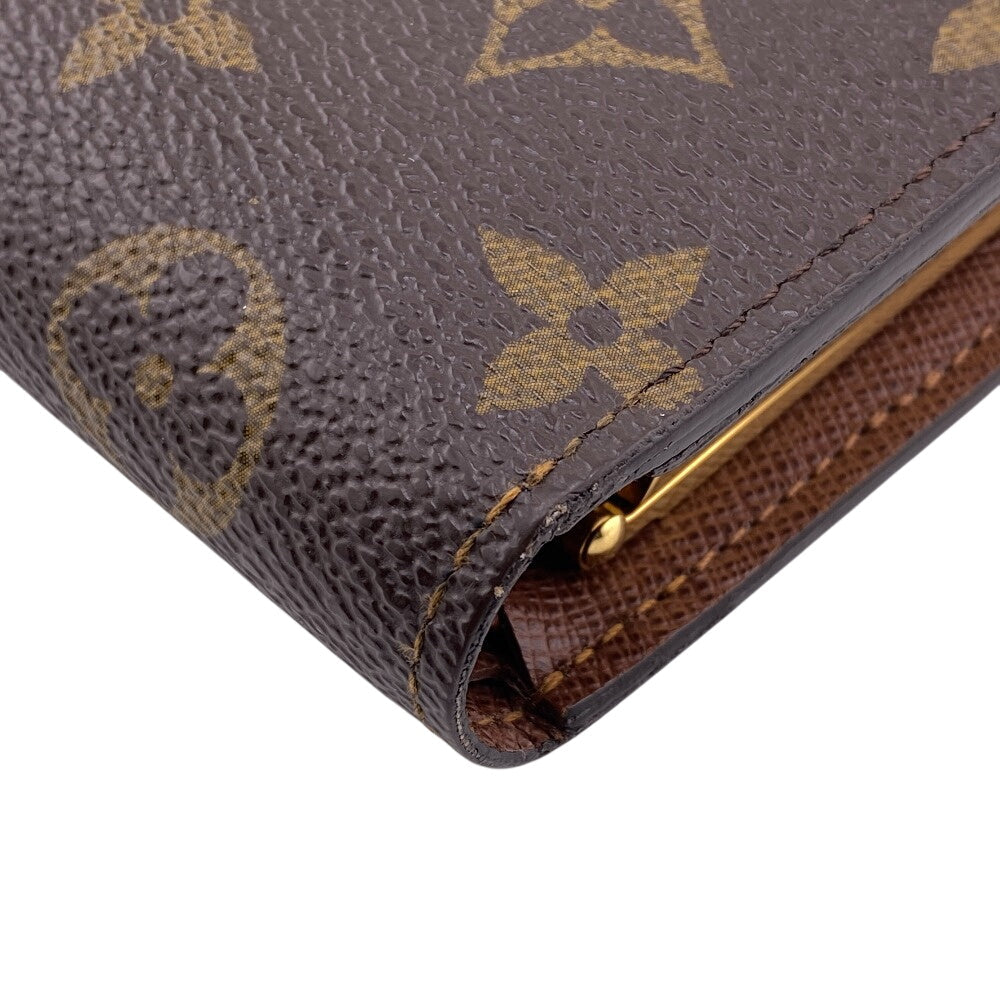 LOUIS VUITTON Bifold Wallet leather Brown Monogram Vienova