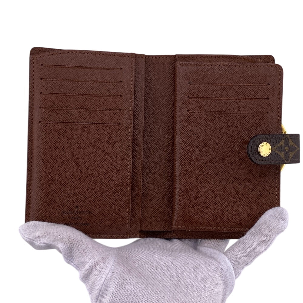 LOUIS VUITTON Bifold Wallet leather Brown Monogram Vienova