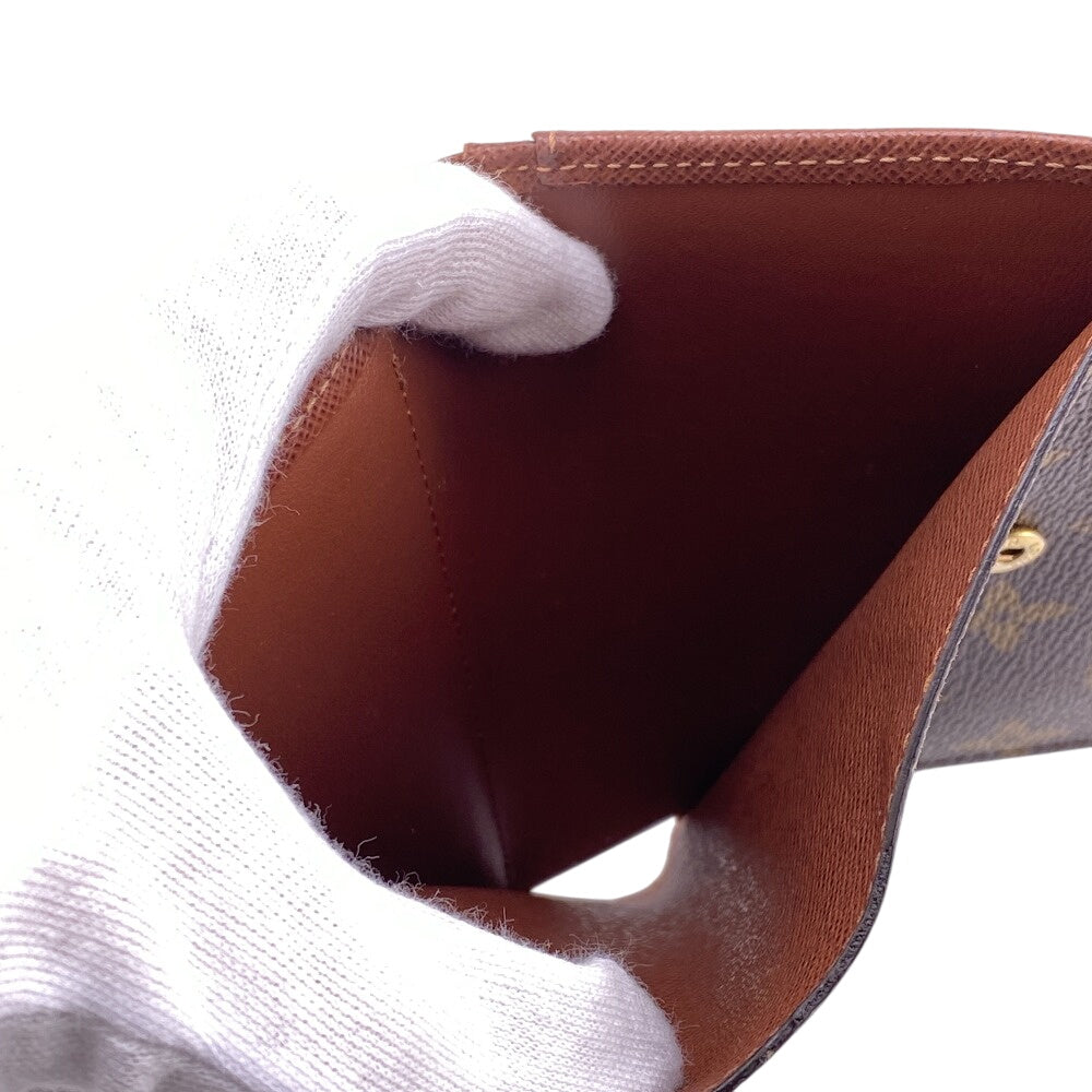 LOUIS VUITTON Bifold Wallet leather Brown Monogram Vienova