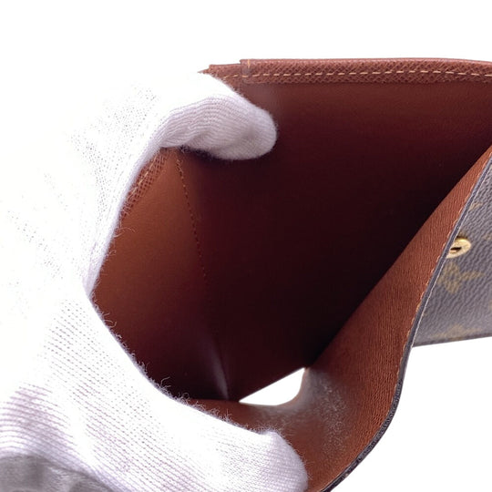 LOUIS VUITTON Bifold Wallet leather Brown Monogram Vienova