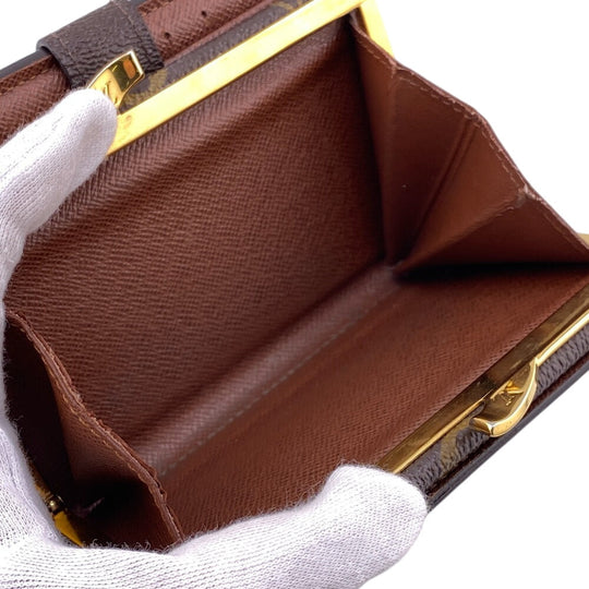 LOUIS VUITTON Bifold Wallet leather Brown Monogram Vienova