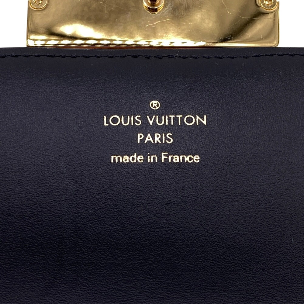 LOUIS VUITTON Long Wallet Purse M46645 leather Brown Portefeuille Monogram reverse Sarah Dauphine Women Used Authentic