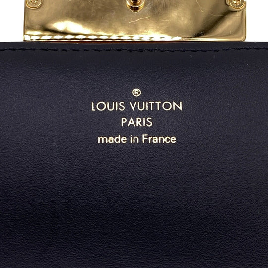 LOUIS VUITTON Long Wallet Purse M46645 leather Brown Portefeuille Monogram reverse Sarah Dauphine Women Used Authentic