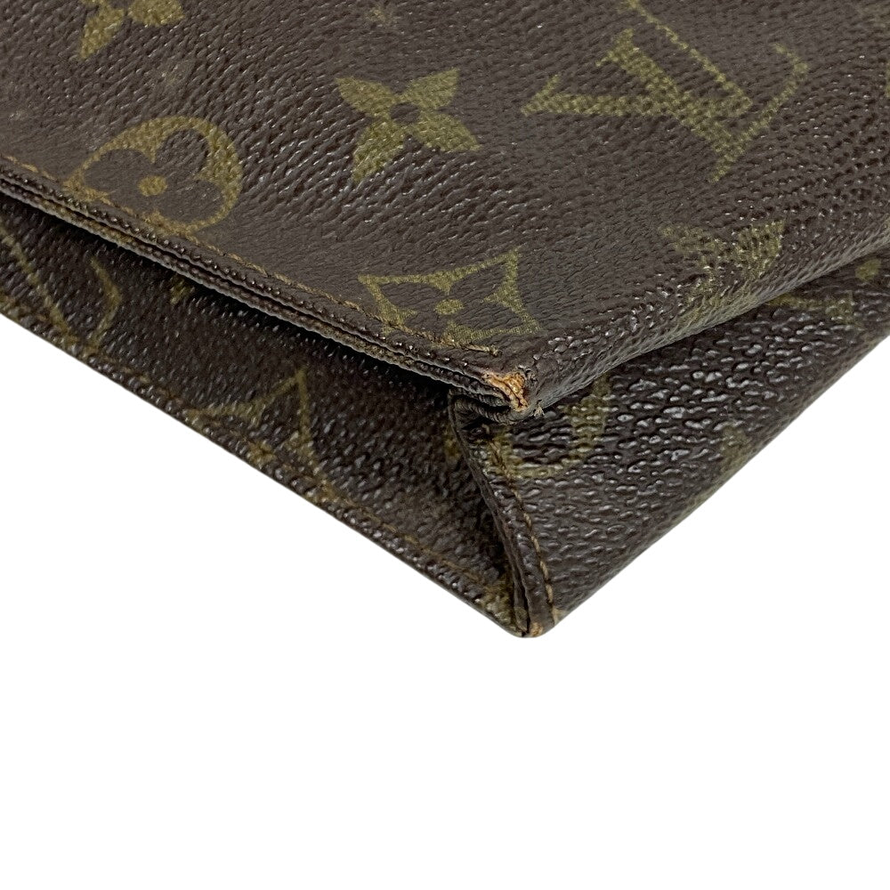 LOUIS VUITTON Clutch bag M47542 leather Brown Monogram Posh Cracking Ted 26 mens(Unisex) Used Authentic