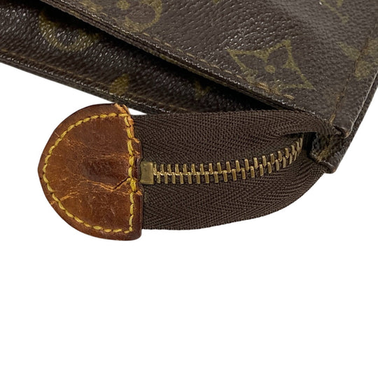 LOUIS VUITTON Clutch bag M47542 leather Brown Monogram Posh Cracking Ted 26 mens(Unisex) Used Authentic