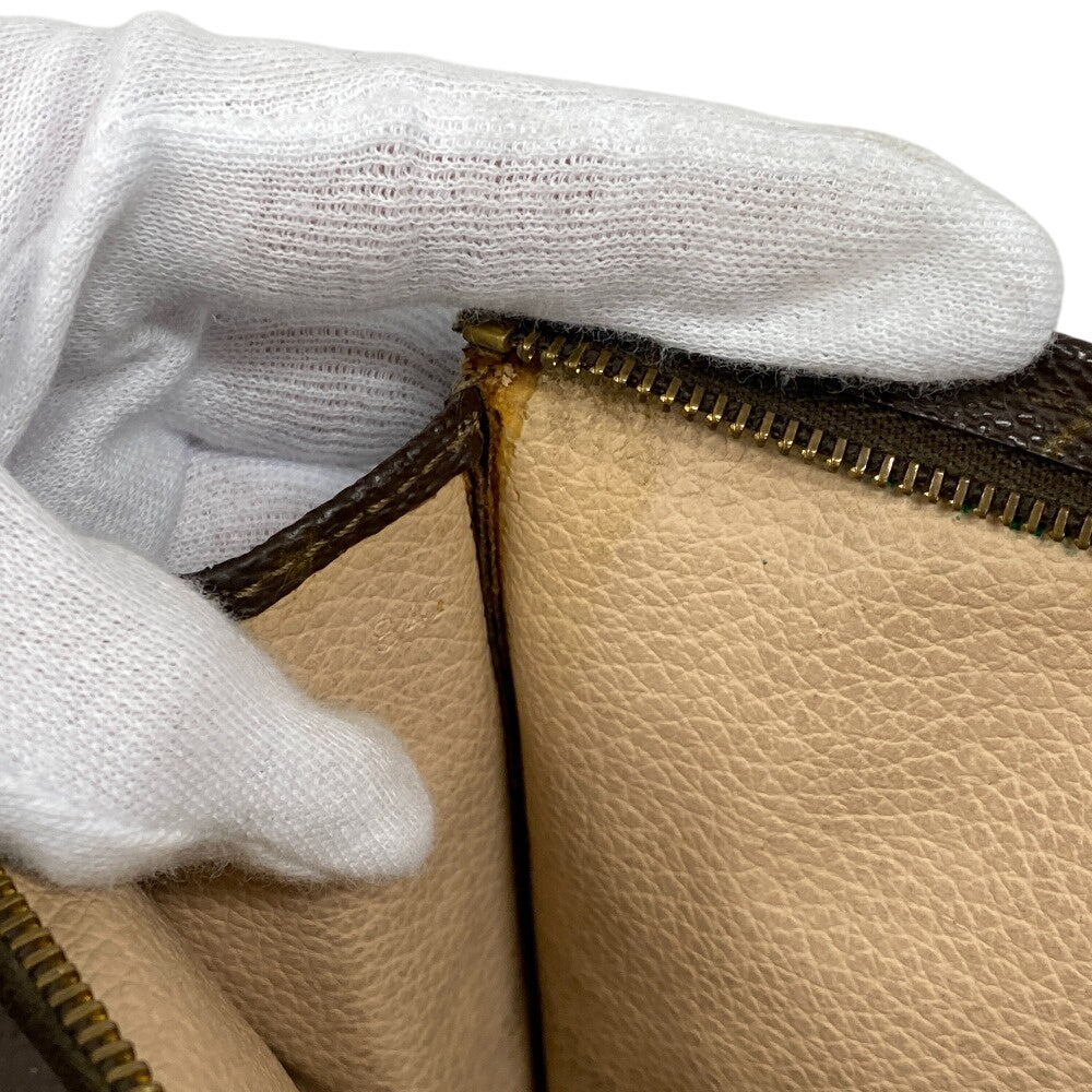 LOUIS VUITTON Clutch bag M47542 leather Brown Monogram Posh Cracking Ted 26 mens(Unisex) Used Authentic
