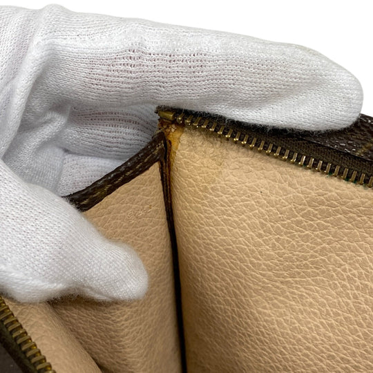 LOUIS VUITTON Clutch bag M47542 leather Brown Monogram Posh Cracking Ted 26 mens(Unisex) Used Authentic