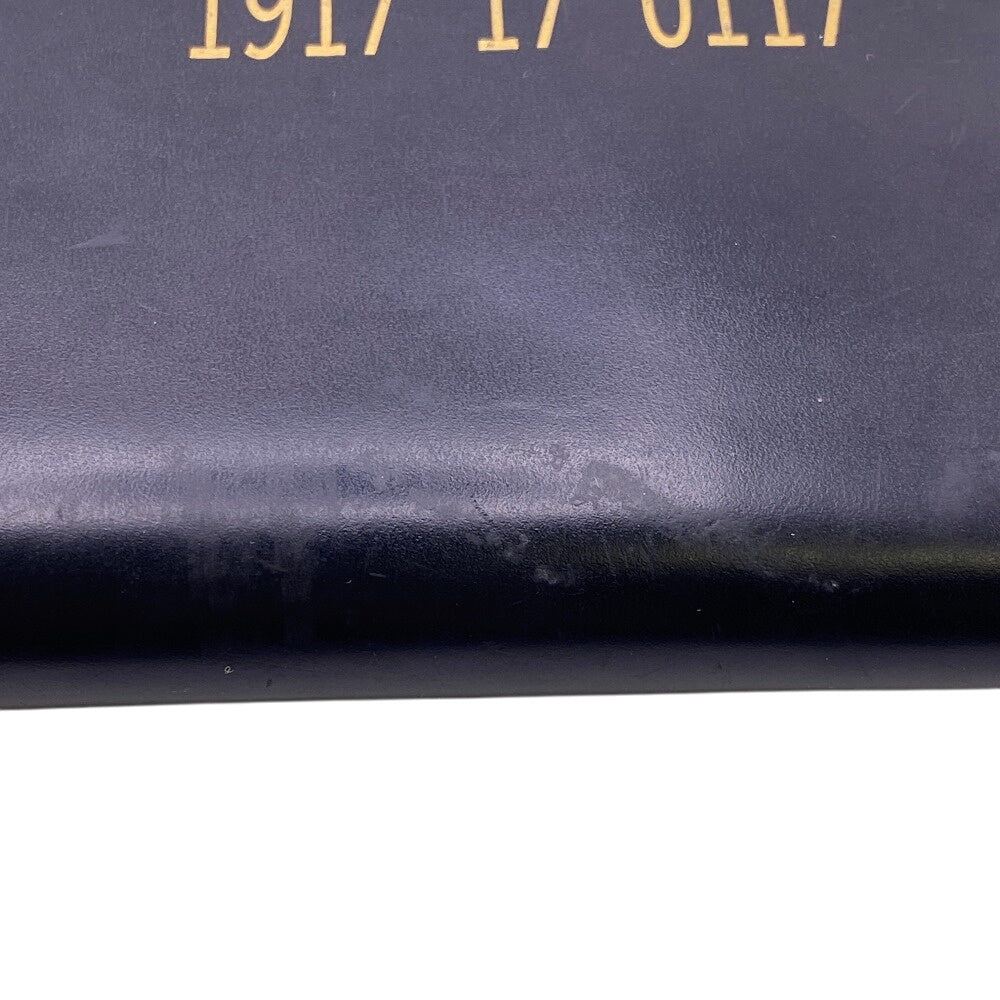 GIVENCHY Long Wallet Purse leather black Zip Around 1917 17 0117 mens(Unisex) Used Authentic