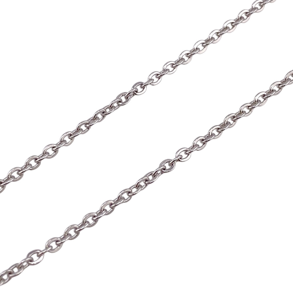 HERMES Necklace metal Silver cordage rope Women(Unisex) Used Authentic