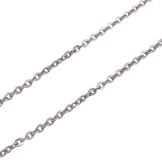 HERMES Necklace metal Silver cordage rope Women(Unisex) Used Authentic