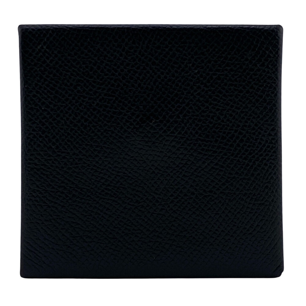 HERMES Coin case Epsom black Bastia mens(Unisex) Used Authentic