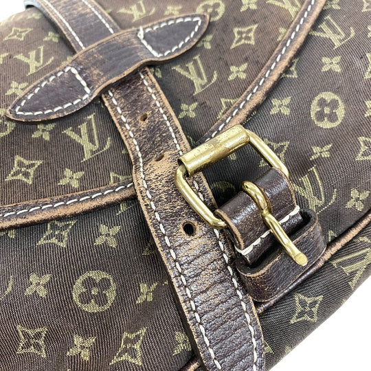 LOUIS VUITTON Shoulder Bag M95227 canvas Brown Monogram mini Lansaumur 30 Women Used Authentic