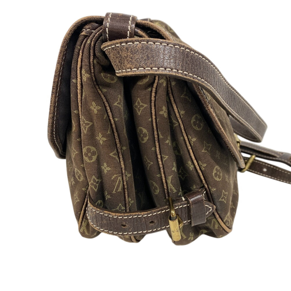 LOUIS VUITTON Shoulder Bag M95227 canvas Brown Monogram mini Lansaumur 30 Women Used Authentic