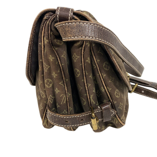 LOUIS VUITTON Shoulder Bag M95227 canvas Brown Monogram mini Lansaumur 30 Women Used Authentic