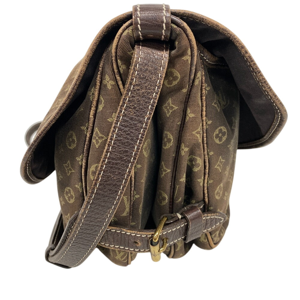 LOUIS VUITTON Shoulder Bag M95227 canvas Brown Monogram mini Lansaumur 30 Women Used Authentic