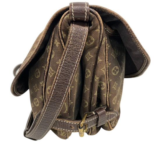 LOUIS VUITTON Shoulder Bag M95227 canvas Brown Monogram mini Lansaumur 30 Women Used Authentic