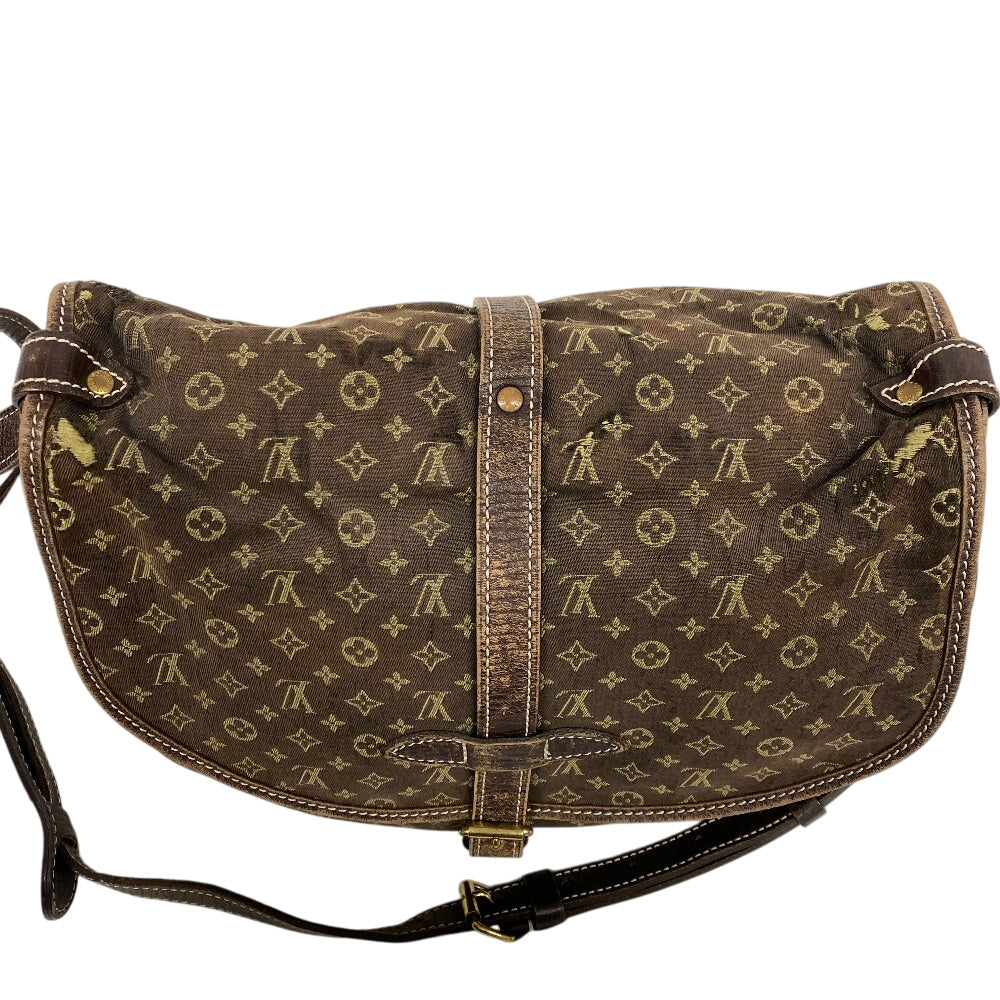 LOUIS VUITTON Shoulder Bag M95227 canvas Brown Monogram mini Lansaumur 30 Women Used Authentic